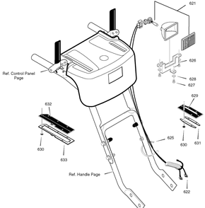 Headlight Diagram and Parts List for 627904X16B 2004 Briggs and Stratton Snow Blower